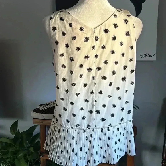 Rebecca Taylor Size 2 Dandelion Peplum Top - Picture 3 of 4